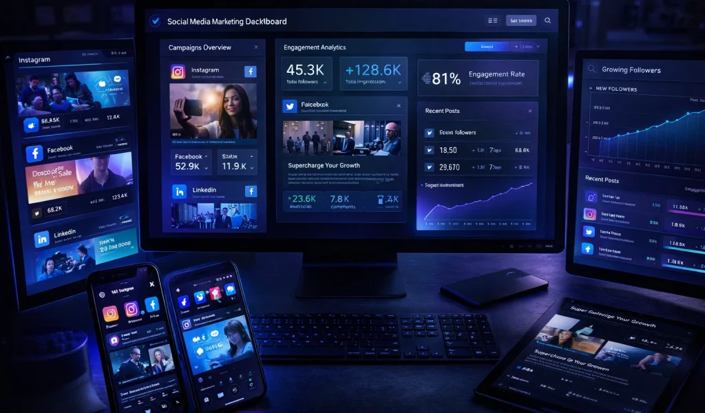 social media marketing for business growth analytics